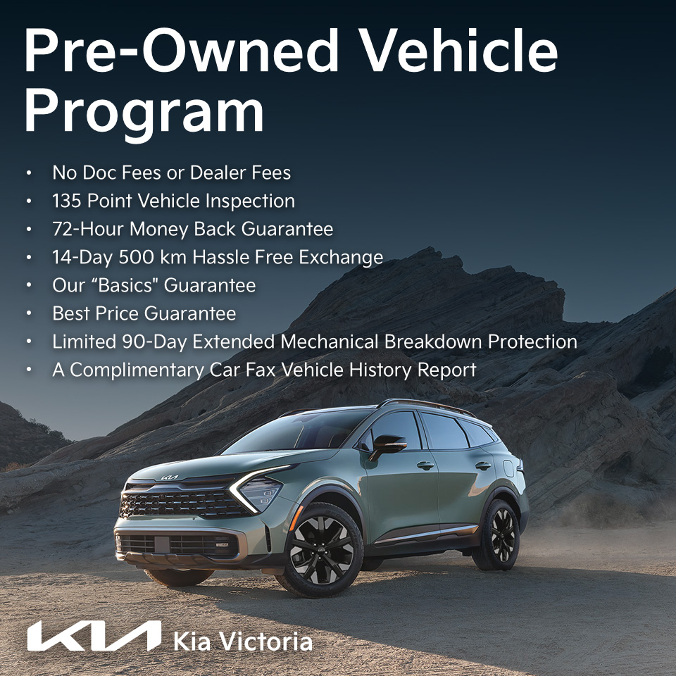 Kia Victoria Pre-Owned Vehicle Program Kia Victoria Pre-Owned Vehicle Program