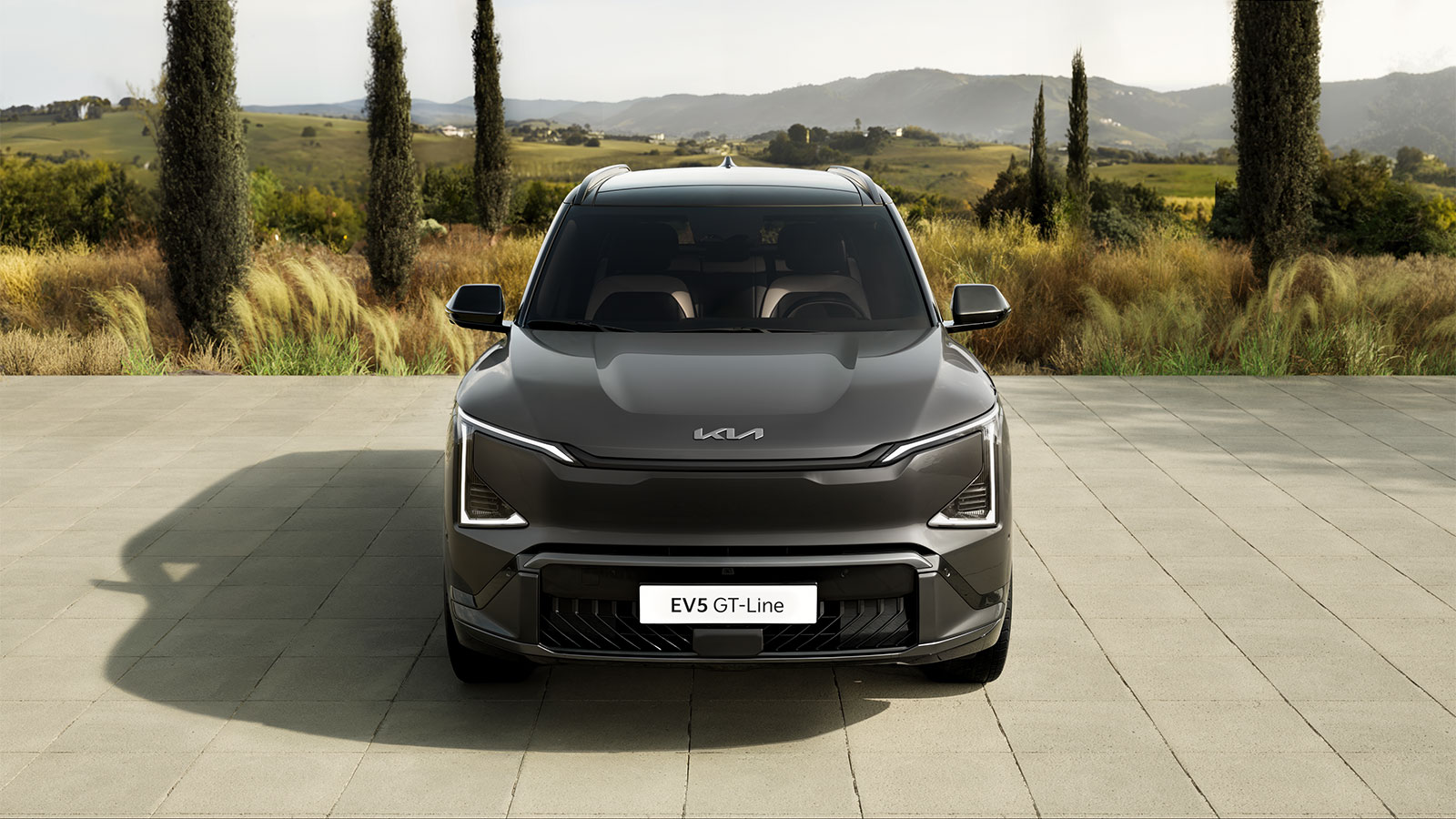 Front exterior of 2026 Kia EV5