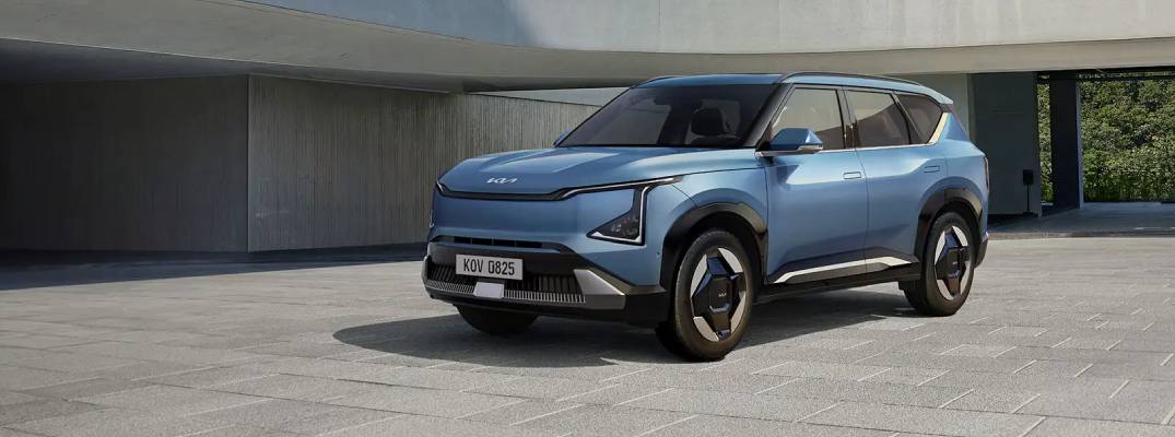 2027 Kia EV5 parked on pavement 